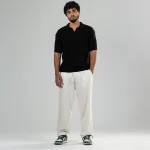 Unisex Relaxed Linen Pants - White