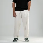 Unisex Relaxed Linen Pants - White - Image 3